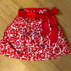 Super cute Twenty one, red and white skirt.